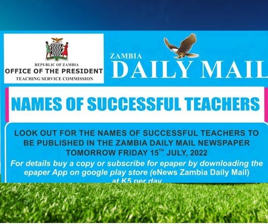 The Full List For The 2022 Teacher Recruitment In PDF (Download Here)