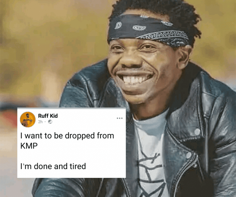 “I Want To Be Dropped From Kalandanya Music Promotions I’m Done & Tired.” Ruff Kid Speaks
