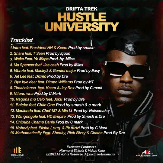 drifta trek hustle university track list