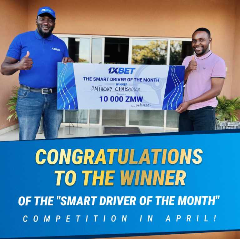 Zambia’s Driver of the Month Awarded Prize by 1xBet, Shares Safe Driving Tips