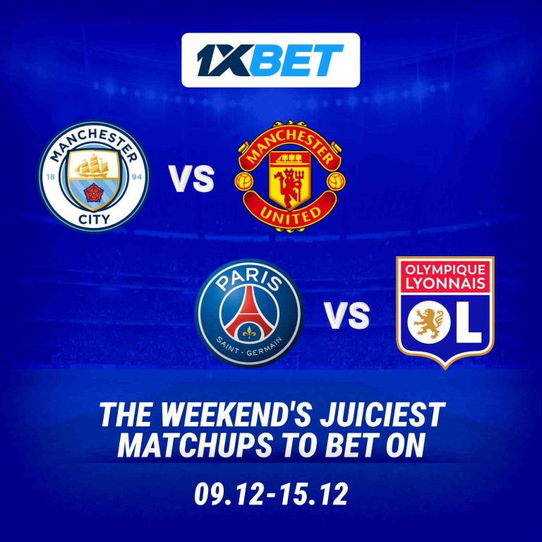 Manchester derby and top Ligue 1 clash: bet on hottest weekend matches!