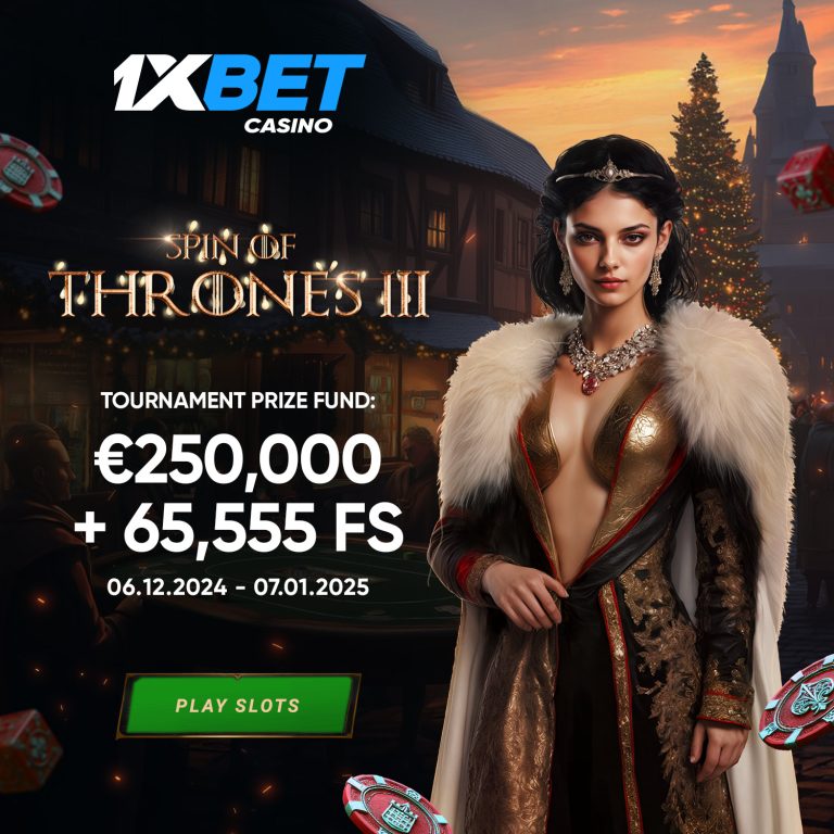 Welcome to the Spin of Thrones 3 grand final with a prize pool of €250,000!