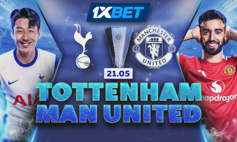 Tottenham Hotspur v Manchester United: bet on the English derby in the Europa League final on 1xBet!